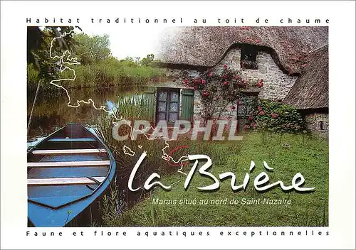 Cartes postales moderne La Briene Marais situe au nord de Saint Nazaire