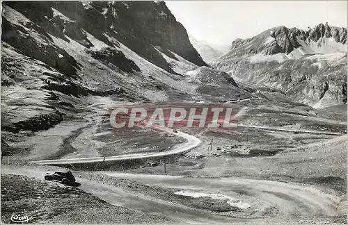 Moderne Karte Le Col de l'Iseran Le plus haute route d'Europe