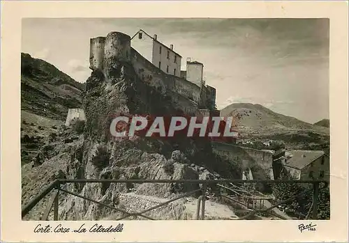 Moderne Karte Corte Corse La Citadelle