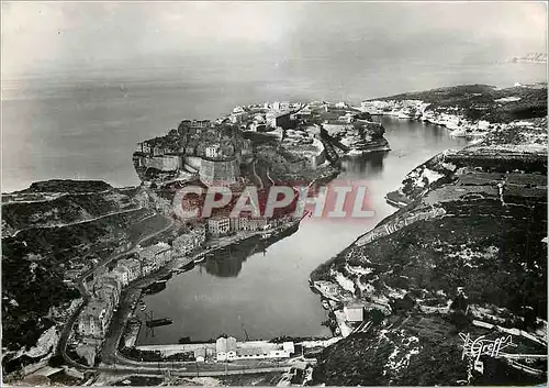 Cartes postales moderne Bonifacio Corse Vue aerienne La Ville et le Port