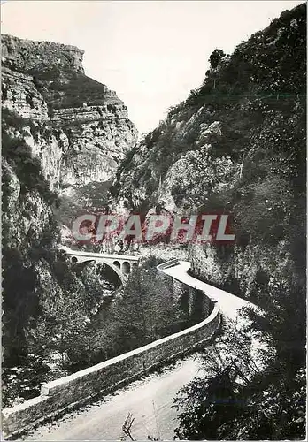 Moderne Karte Gorges du Loup Alpes Maritimes Le Pont de l'Abime