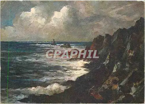 Moderne Karte Pointe du Raz Finistere L'Eperon Cote Sud