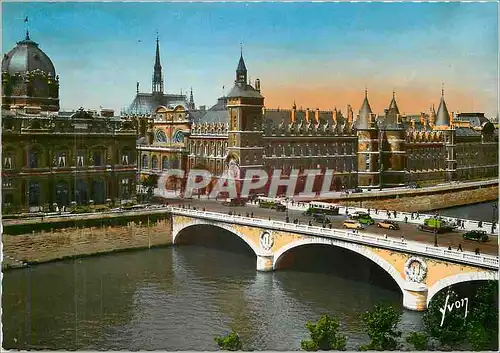 Cartes postales moderne Paris Le Pont au Change et le Palais de Justice