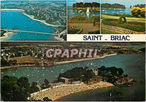 Cartes postales moderne Saint Briac Ille et Vilaine Vue generale et le port du Bechet