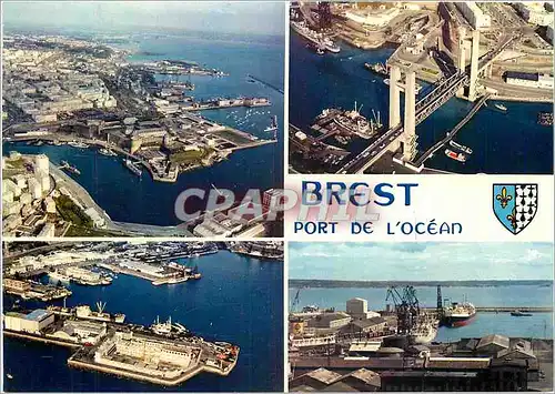 Cartes postales moderne Brest Port de l'Ocean