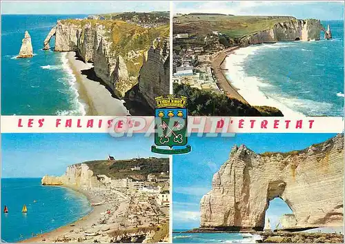 Cartes postales moderne Les Falaises d'Etretat