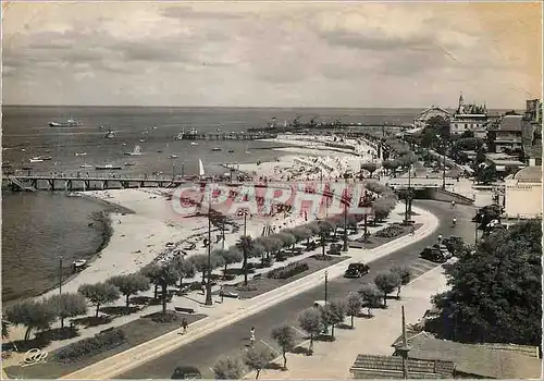 Moderne Karte Arcachon Cote d'Argent La Plage