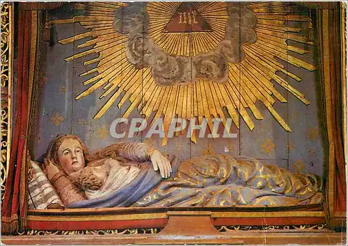 Cartes postales moderne Lanrivain Chapelle du Guiaudet La Vierge Couchee
