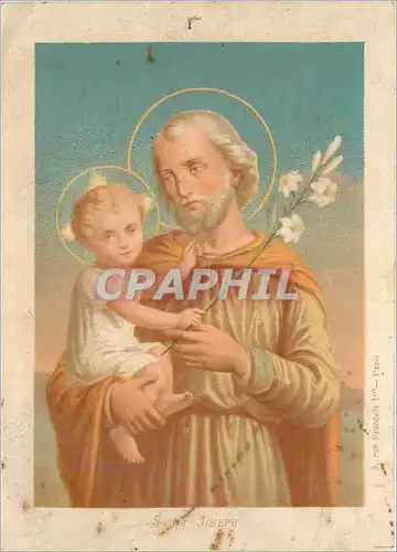 Cartes postales moderne Priere Saint Joseph de la Delivrance