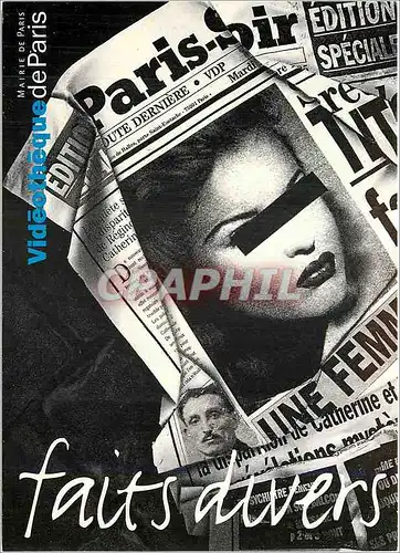 Cartes postales moderne Videotheque de Paris Faits divers