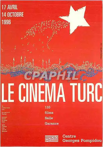 Cartes postales moderne Le Cinema Turc Salle Garance Centre Georges Pompidou