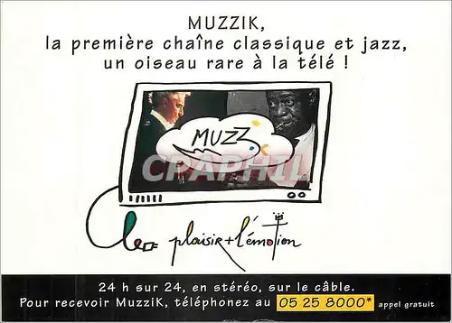 Moderne Karte Muzzik la premiere chaine classique et jazz un oiseau rare a la tele