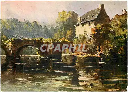 Cartes postales moderne Quimperle Finistere Le Pont Fleuri