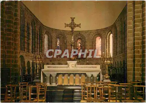 Moderne Karte Quimperle Sud Finistere Interieur de l'Eglise Sainte Croix