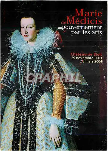 Cartes postales moderne Marie de Medicis un gouvernement par les arts Chateau de Blois