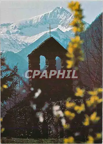 Cartes postales moderne Erce Chapelle de la Bouche Au fond le Mont Rouch