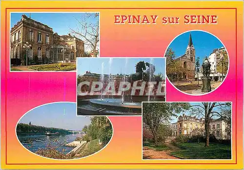 Cartes postales moderne Epinay sur Seine Seine Saint Denis Divers aspects de la ville