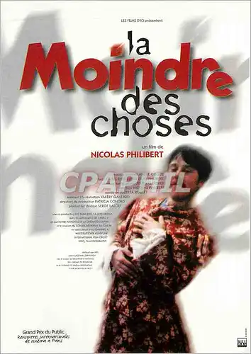 Moderne Karte La Moindre des Choses un film de Nicolas Philibert Grand Prix du Public Nicolas Philibert Cinema