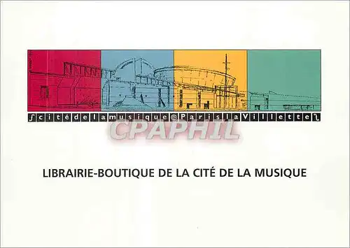 Cartes postales moderne Librairie Boutique de la Cite de La Musique