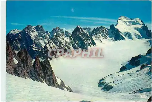 Cartes postales moderne Massif des Ecrins Le Pelvoux Le Pic Sans nom L'Ailefroide les Ecrins