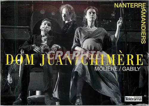 Moderne Karte Dom Juan Chimere Moliere Gabily Nanterre