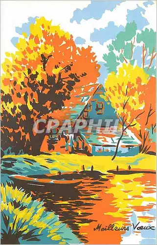 Moderne Karte Meilleurs Voeux