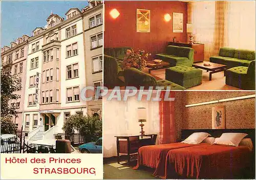 Moderne Karte Hotel des Princes Strasbourg