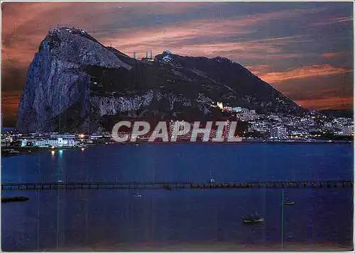 Moderne Karte Penon de Gibraltar