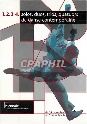 Cartes postales moderne Solos duos trios quatuors de danse contemporaine