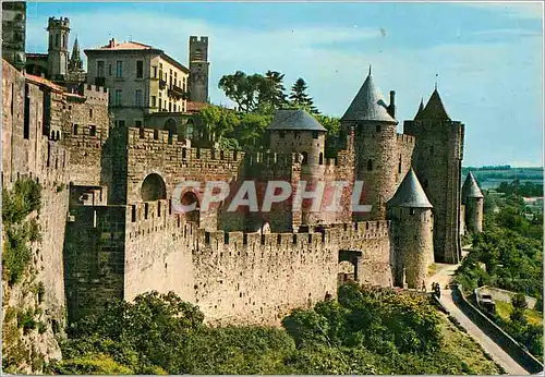 Cartes postales moderne Carcassonne La Cite cote porte d'Aude
