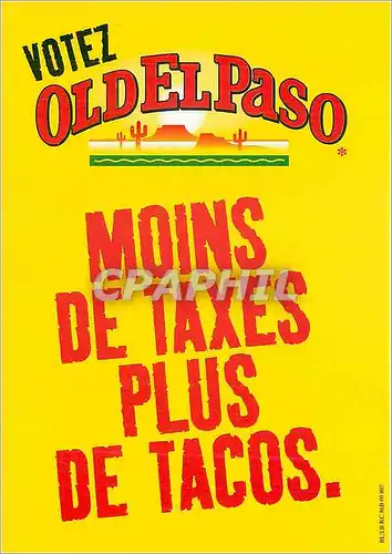 Cartes postales moderne Votez Old El Paso Restaurant
