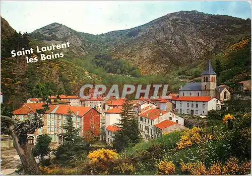 Cartes postales moderne Saint Laurent les Bains Ardeche