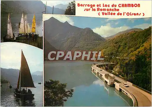 Cartes postales moderne Les Alpes du Dauphine Barrage et Lac du Chambon
