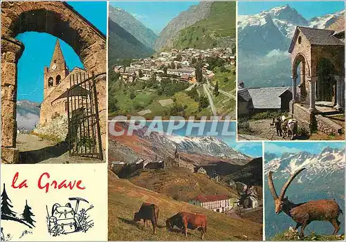 Cartes postales moderne La Grave La Meije Hautes Alpes