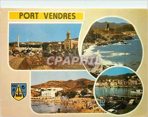 Cartes postales moderne En Parcourant la cote vermeille Port Vendres
