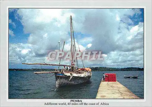 Cartes postales moderne Weisha Jetty Pemba For centuries  a trading port and haven from Indian Ocean's Storms the West C