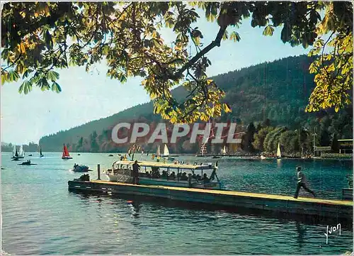 Cartes postales moderne Les Vosges Le Lac de Gerardmer Vosges l'Embarcadere des vedettes