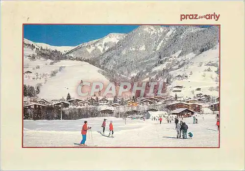 Moderne Karte Praz sur arly Haute Savoie France