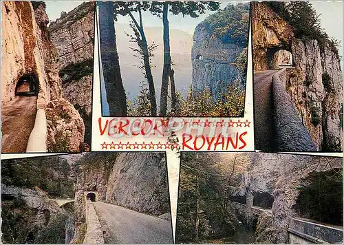 Cartes postales moderne Les Alpes du Dauphine Les Grands Goulets la route de Combe