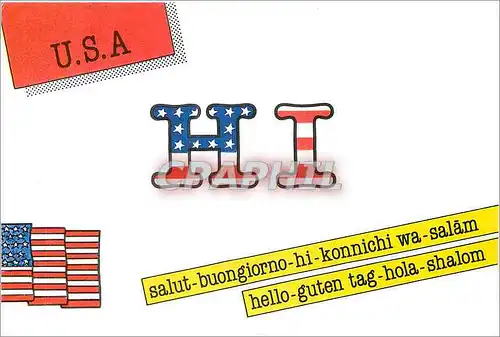 Cartes postales moderne USA Hi