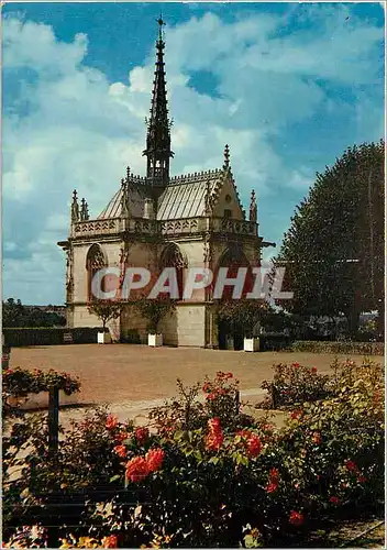 Moderne Karte Amboise La Chapelle St Hubert dans le Parc du Chateau
