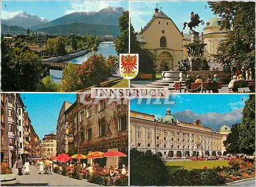 Cartes postales moderne Alpenstadt Innsbruck Innsbruck gegen Suden