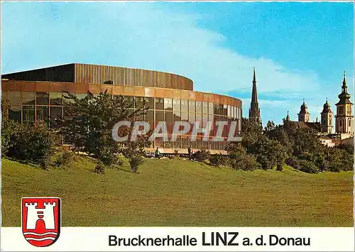 Moderne Karte Brucknerhalle Linz ad Donau Oberosterreich