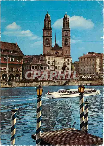 Cartes postales moderne Zurich Grossmunster