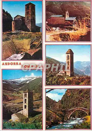 Moderne Karte Valls d'Andorra Canillo Encamp Engolasters Pal la Massana