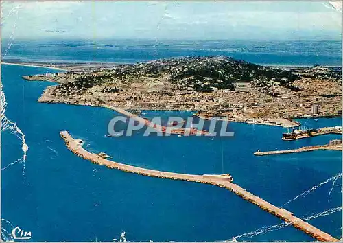 Cartes postales moderne Sete Herault Vue panoramique aerienne