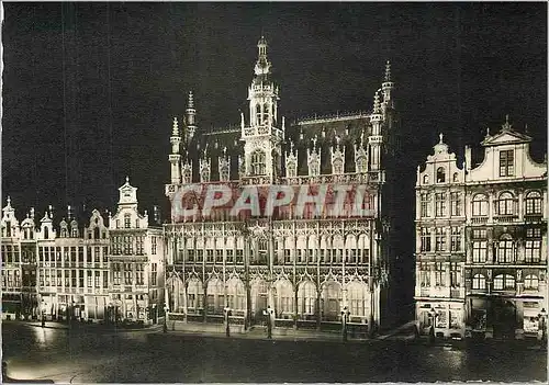 Moderne Karte Illuminations de Bruxelles Maison du Roi Broodhuis