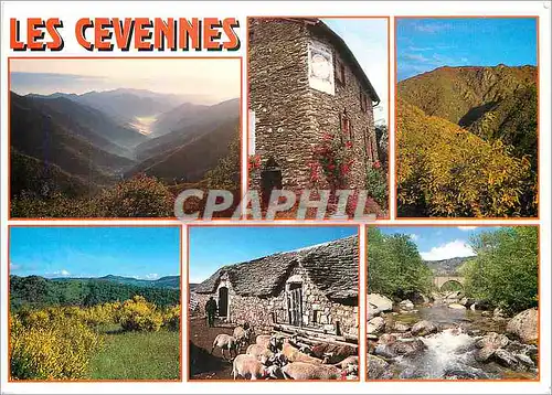 Moderne Karte Les Cevennes