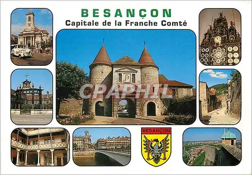 Cartes postales moderne Besancon Capitale de la Franche Comte