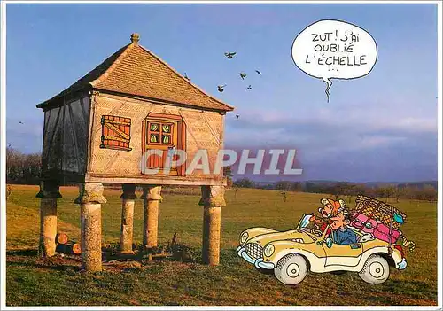 Cartes postales moderne Nos vacances en Perigord Quercy Probleme de derniere minute